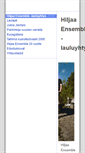 Mobile Screenshot of hiljaaensemble.com
